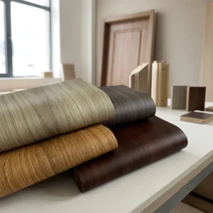 Pvc Wooden Grain Film Foil for Door