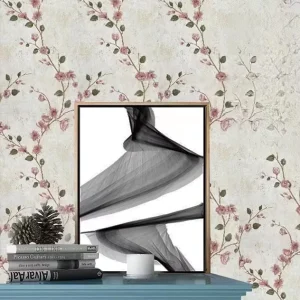 Ready in Stock Floral Pastoral Pattern in Roll Wallpaper Film for Home Self Adhesive Removable Wallpaper