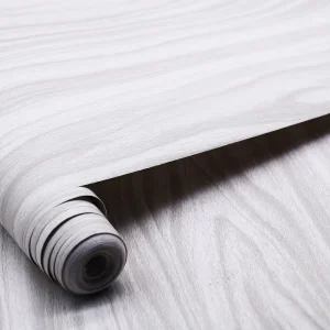 Realistic Wood Grain Wallpaper Waterproof Self Adhesive Vinyl Wrap Furniture Renovation Sticker for Kitchen Cabinet&Door Refurb