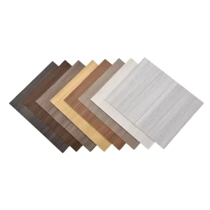 Red Wood Grain Wallpaper Waterproof Moisture Proof Fireproof Furniture Sticker for Cabinet Desk Door Modern Household Renovation