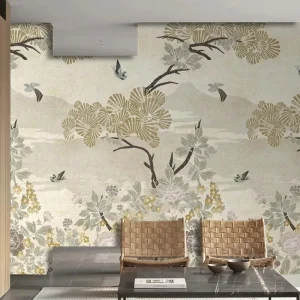 Relaxing Bedroom Decoration Popular Custom Nature Landscape 3D Wall Mural Wallpaper Roll Customized Papier Peint Mural