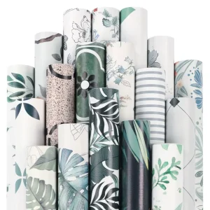 Retro Floral European Customized Waterproof Wallpaper PVC Wallcovering Anti Fouling for Living Room Bedroom Bathroom Home