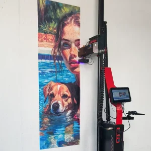 Ricoh DX7 UV Inkjet Wall Printer Machine 3D Vertical Printing Low Power Consumption Easy Maintenance Portable Design