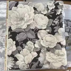 Rose Flower 5d Soft Floral Wallpaper European Summer Graphic Design Country Hotel Waterproof Wallpaper PA11171