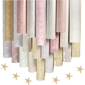 Rose Plain Silk Texture Wallpaper Self-adhesive Wall Paper Rolls