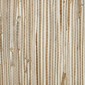 Royal Beige Cattail Grasscloth Wallpaper Roll for Home Decoration