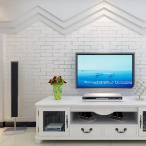 Rustic 3D Brick Wallpaper Non Woven Wall Paper Stone Restaurant Cloth Shop Home Decor Chinese Style