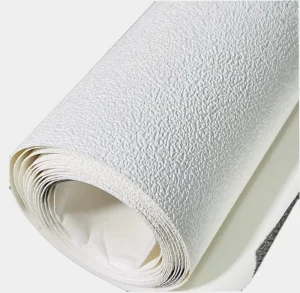 Sample Blank PVC Vinyl White Printable Wallpaper Rolls Waterproof Papiers Peints Easy Installation Scratch Resistant Wall Paper