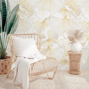 Sample Removable Waterproof PVC Wall Mural 3D Home Decoration Flower Self Adhesive Printable Wallpaper Rolls