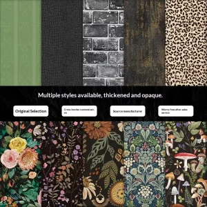 Scandinavian Design Household Self Adhesive Moisture Proof Anti Fouling Wallpapers for Room Renovation Background