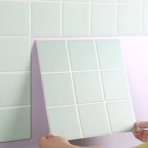 Scandinavian Geometric 3D Stereo Wall Stickers Self Adhesive Wallpaper Thickened Balcony Bathroom Living Room