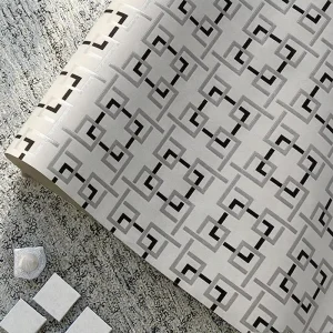 Scandinavian Geometric Self Adhesive Wallpaper Peel and Stick for Nursery Kids Room Home Decor Removable Easy Install