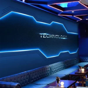 Science Fiction 3D Technology Sense Wallpaper KTV Background Wall Decoration E-sports Internet Cafe Wall Paper