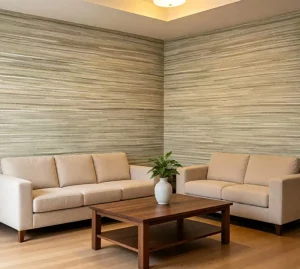 Seamless Natural Grasscloth Wallpaper Japanese Modern Paper Based Wall Covering with Strong Texture for Living Room