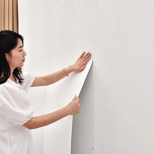 Seamless Natural Linen Wallpaper Fabric Textured Finish Neutral Tone for Modern Living Room