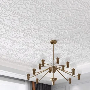 Self Adhesive 3D Ceiling Wallpaper Waterproof Moisture Resistant Foam Wall Stickers for Bedroom Living Room Decorative