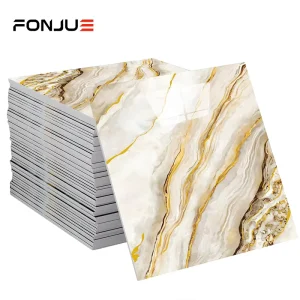 Self Adhesive 3D Marble Wallpaper Peel Stick Waterproof Removable Wall Covering for Living Room Dining Bedroom