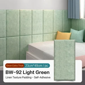 Self Adhesive 3D Soft Wallpaper