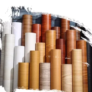 Self-Adhesive 3D Wallpaper Rolls Modern Classic Natural Wood Grain PVC Wall Stickers Waterproof Interior Wall Decor