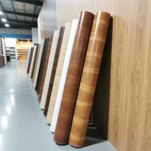 Self Adhesive Aluminium Film Peel and Stick Waterproof Wallpaper Wood Grain PVC Furniture Film Self-adhesive Vinyl for Bedroom