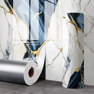 Self-Adhesive Eco-friendly Waterproof Modern Home Bedroom Kitchen Living Room Marble 3D Vinyl Wallpaper Wall Panel Sticker
