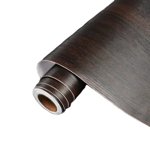 Self-Adhesive Embossed Wood Stickers for Furniture Waterproof Peel and Stick Counter Top Vinyl Decor