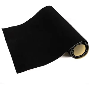 Self Adhesive Felt Sheets Peel and Stick Fabric for DIY Crafts Drawer Jewelry Box Liner Black