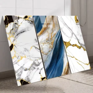 Self-Adhesive Foam Wall Sticker Marble Look Home Decor Waterproof & Removable Wallpaper Customization Supported for Wall Panels