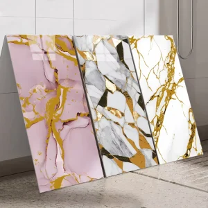 Self-Adhesive Foam Wall Stickers Marble Wall Roll Waterproof Removable Wallpaper Customization Available for Living Room Hotel