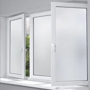 Self-Adhesive Frosted Privacy Window Film PVC Bathroom Decor Wallpaper Bedroom and Home Frost Glass Decorative Sticker