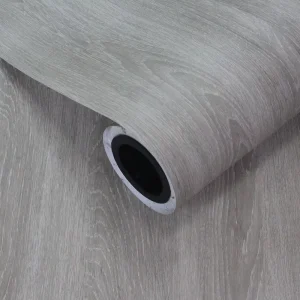 Self Adhesive Furniture Decorative Wood Grain PVC Wall Paper for Door Wall and Decorative Films