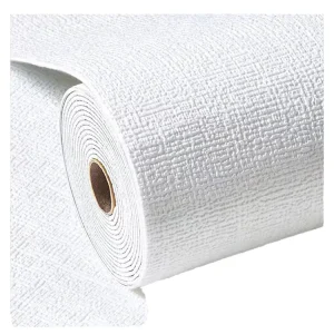 Self Adhesive Linen Diatom Mud Foam Wallpaper Modern Damask Pattern Waterproof Anti Collision Apartment Household