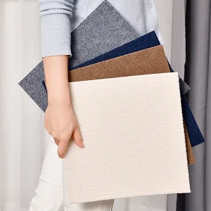 Self Adhesive Luxury Vinyl Plastic Floor Rug Thickened Polyester Self Adhesive Carpet Office Decorative Sticker