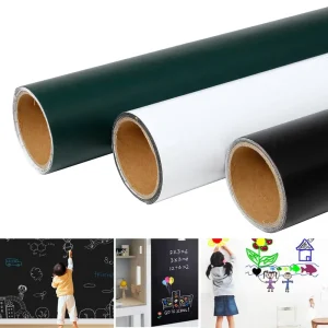 Self Adhesive Magnetic Chalkboard Wallpaper for Kids Room Decoration
