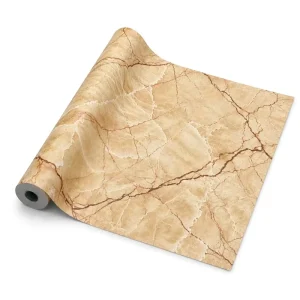 Self Adhesive Marble Wallpaper Peel and Stick Stone Effect Vinyl Roll Home Decoration
