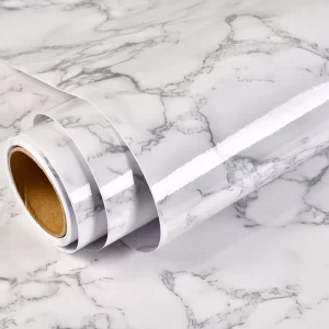 Self Adhesive Marble Wallpaper for Home and Kitchen Decor PVC Film Peel and Stick Waterproof Wall Stickers