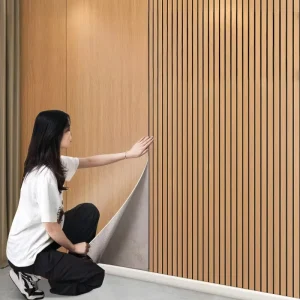 Self Adhesive Marble Waterproof Wallpaper with 3D Illusion Effect Wall Sticker Removable Tile Sticker for Walls Floors