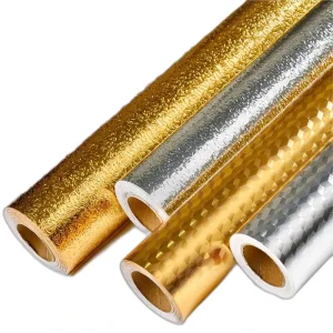 Self Adhesive Metal Look Peel Stick Wallpapers for Home Living Room Kitchen Backsplash Removable Contact Paper