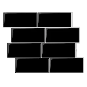 Self Adhesive Modern Geometric Waterproof Wall Tiles Sticker for Kitchen Bathroom Hotel Backsplash