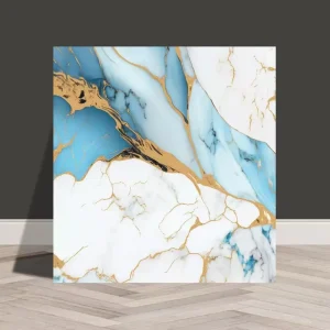 Self Adhesive Modern Marble Tile Sticker Waterproof PET 30cm*30cm Sports Venues