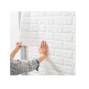 Self Adhesive Mural Wallpaper Fabric Living Room 3D Peel and Stick Wall Panels