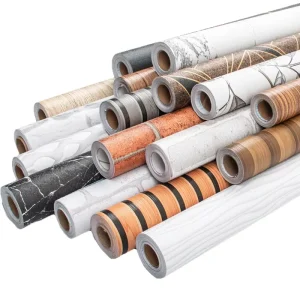 Self Adhesive Non woven Fabric PVC Waterproof Interior Wallcoating Wall Sticker for Living Room Bedroom Home Office
