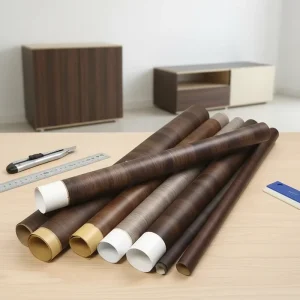 Self Adhesive PVC High Gloss Wood Grain Decorative Film