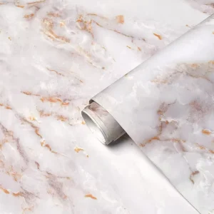 Self Adhesive PVC Modern Waterproof Soundproof Anti static Wallpaper Geometric Pattern Roll Tough Durable for Kitchen Bathroom