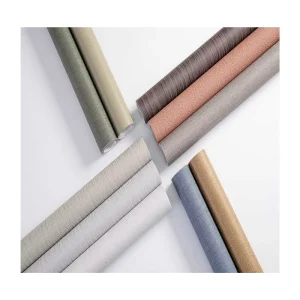 Self Adhesive PVC Textured Wallpaper for Home Hotel Decor Furniture Films in Roll Format for Wallcovering Interior Decoration
