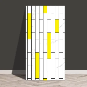 Self Adhesive PVC Wall Sticker Marble Tile Pattern Aluminum Plastic Panel Waterproof Moisture Proof Wallpaper for Kitchen