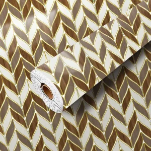 Self Adhesive PVC Wallpaper Rolls Waterproof Kitchen Bathroom Wall Coating with Modern Design for Interior Decoration