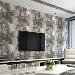 Self Adhesive Peel and Stick 3D Wallpaper Minimalist Wall Sticker Contact Paper for Living Room Kitchen Bedroom