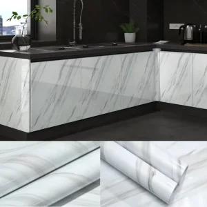 Self Adhesive Peel and Stick DIY Wall Wallpapers Wall Coating Marble Mandir Design 3d Wallpaper for Bathroom