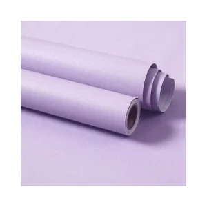 Self Adhesive Purple PVC Furniture Film Embossed Decorative Film for Bedroom